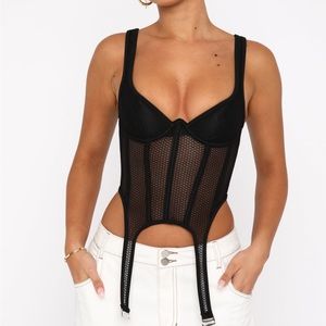 Enlighten Me Bustier in Black